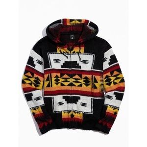 UO Aztec Knit Zip Up